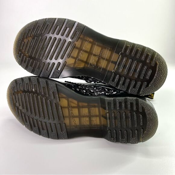 NEW Dr. Martens 1460 Leopard Smooth Leather Lace Up Combat Boots 7 US/5UK - Picture 13 of 14